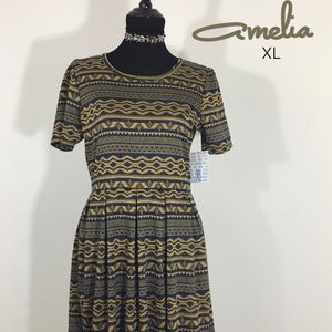 Lularoe Amelia Dress w/Pockets Size XL